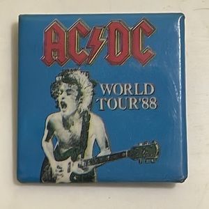 Original AC/DC WORLD TOUR concert button